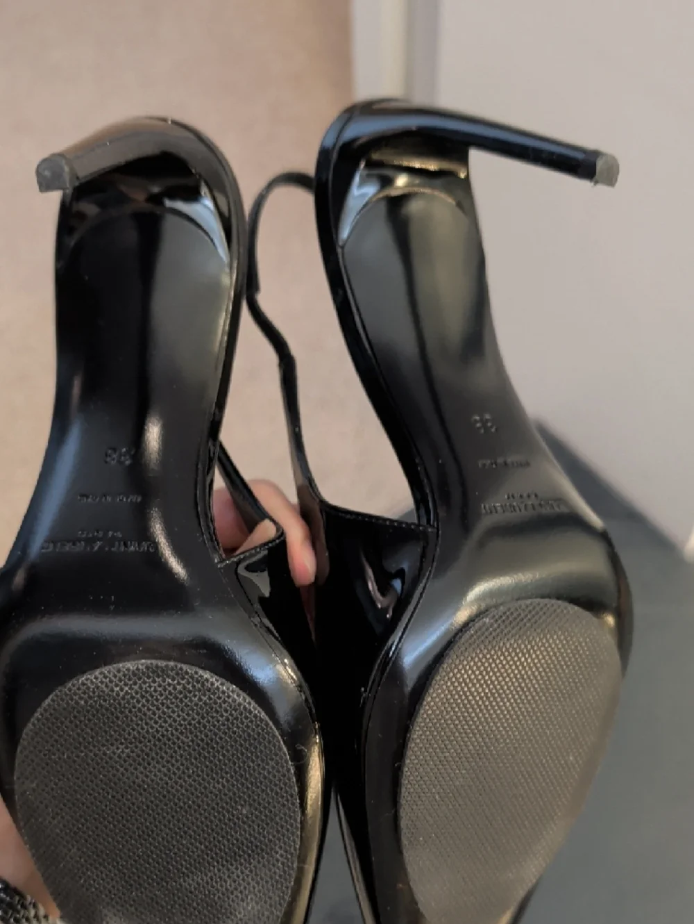 Saint Laurent Paris - Pulp Slingback Black Patent - Stiletto Pumps - Picture 11 of 12